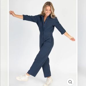 NWT!! Natural Life Navy Jumpsuit